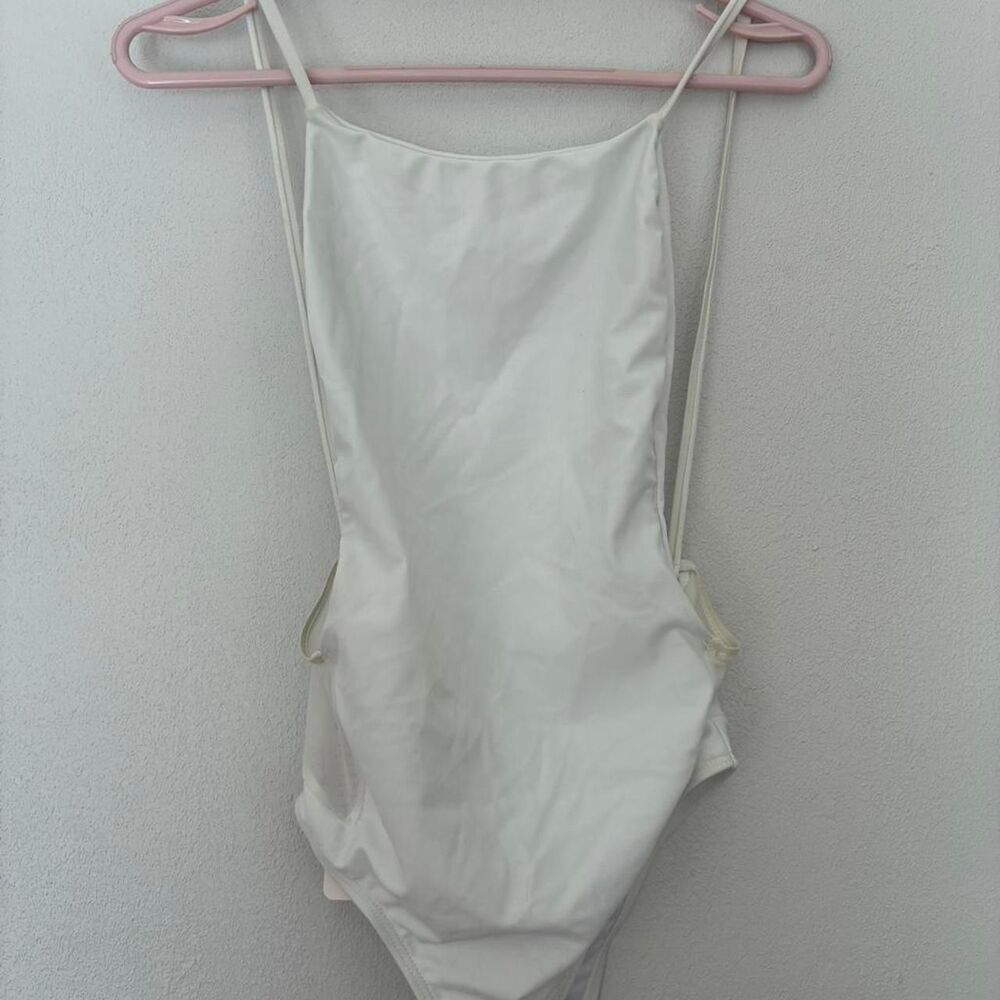 Unbranded Women's White Swimsuit-one-piece